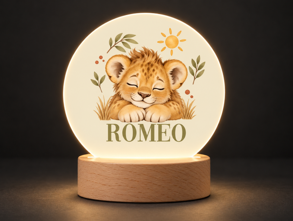 Lampe veilleuse personnalisée LIONCEAU