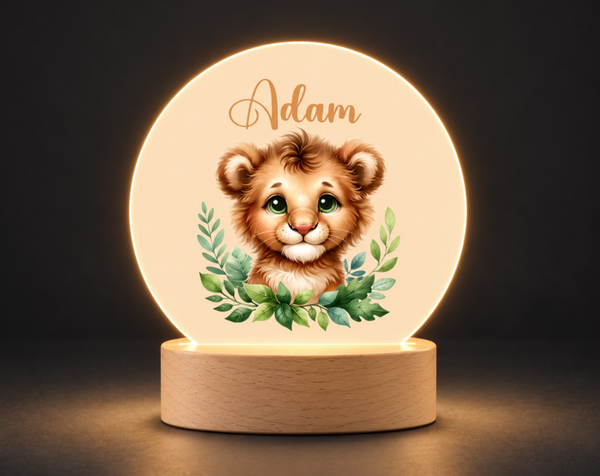 Lampe veilleuse personnalisée LION