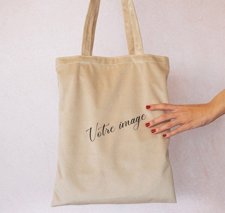 Sac en velours personnalisé
