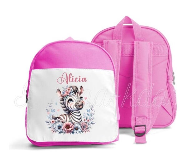 Sac à dos personnalisé "zèbre"