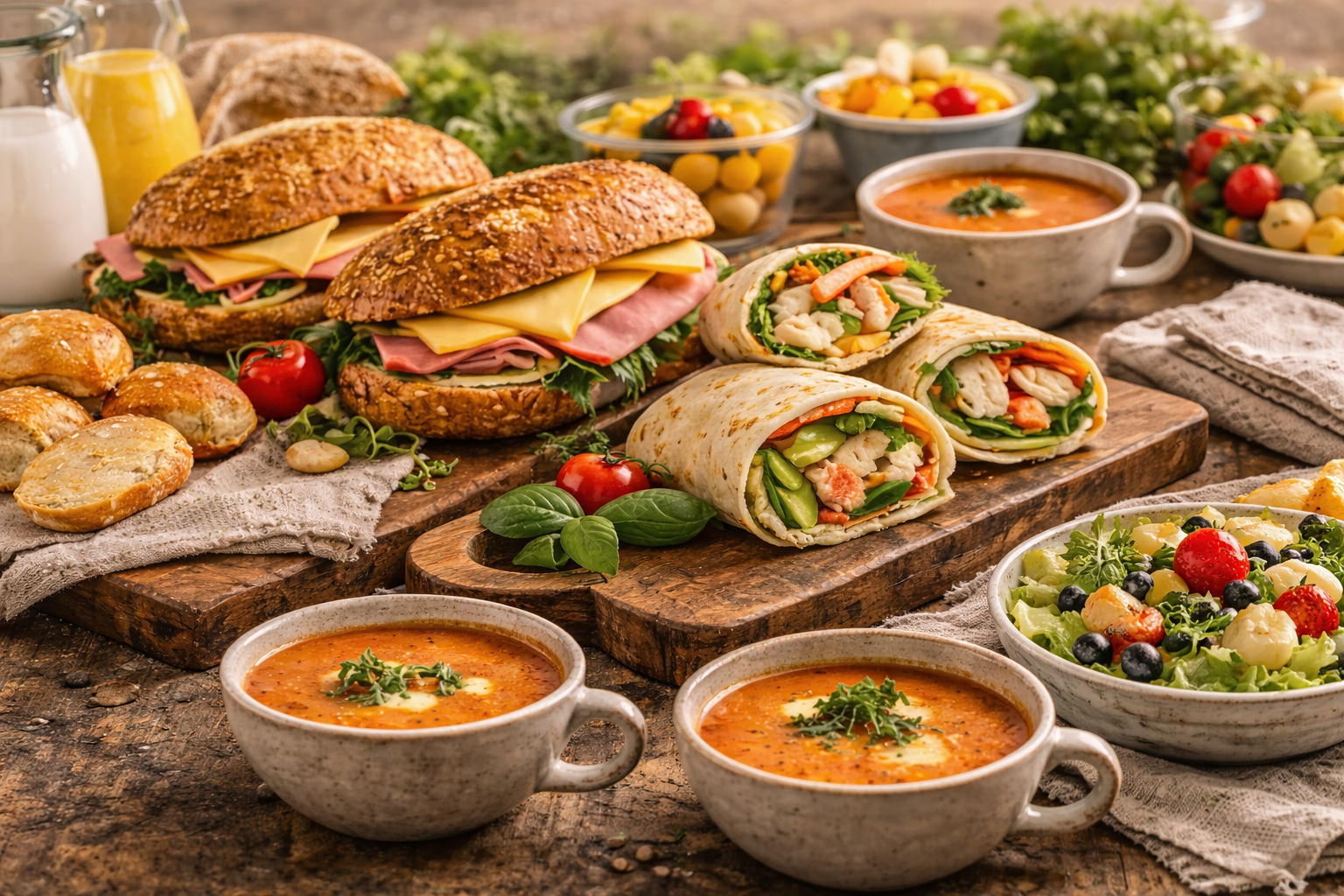 Lunchbuffet — per persoon
