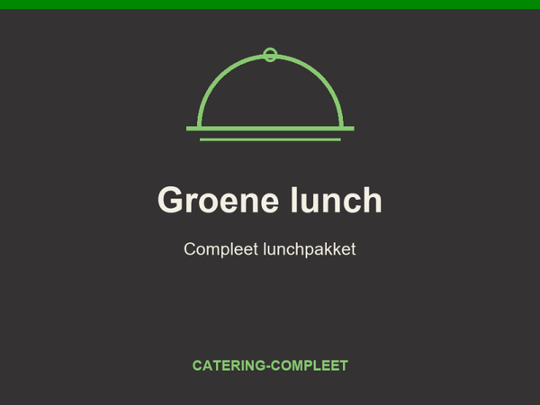 Groene lunch — per persoon
