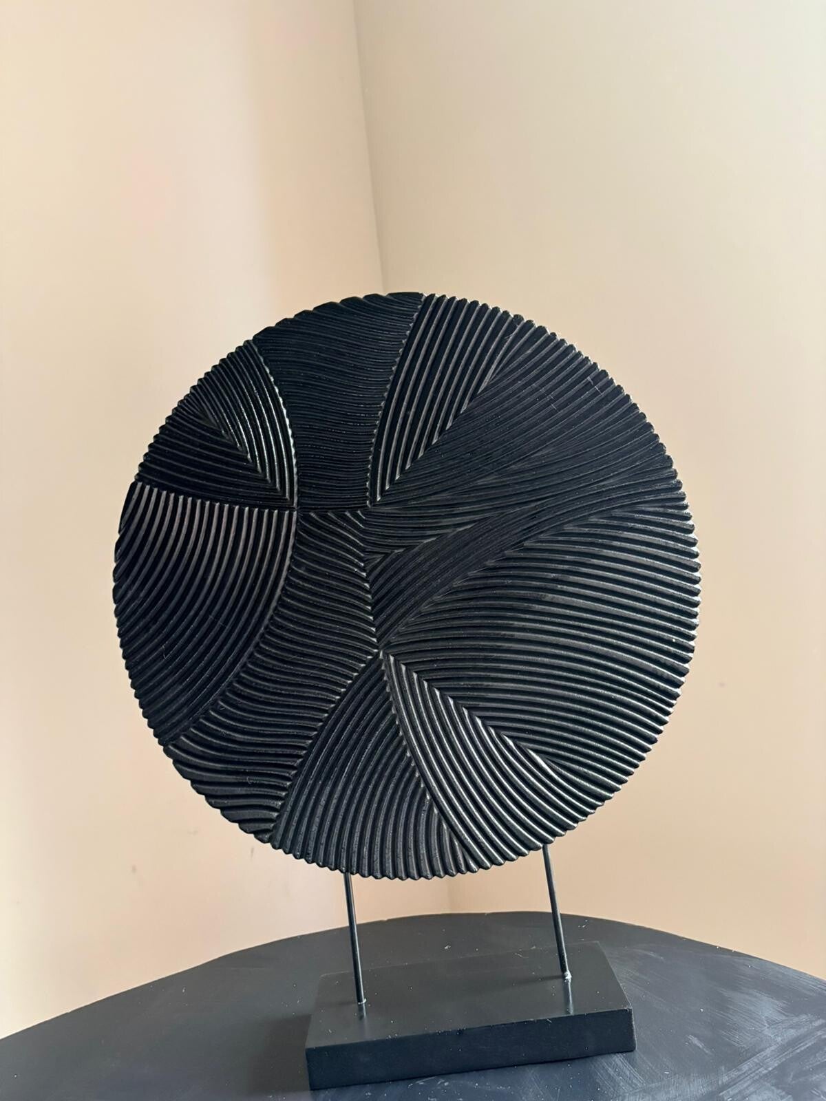 Ornament  zwart  groot