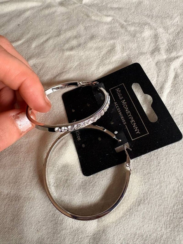 Oorbellen  zilver groot