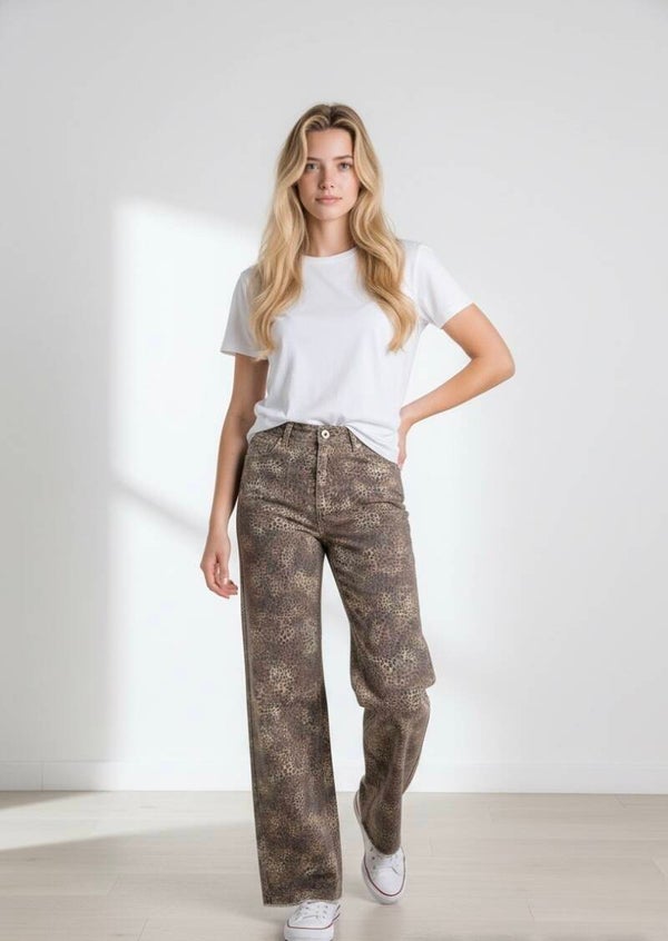 Cowgirl Leopard Jeans
