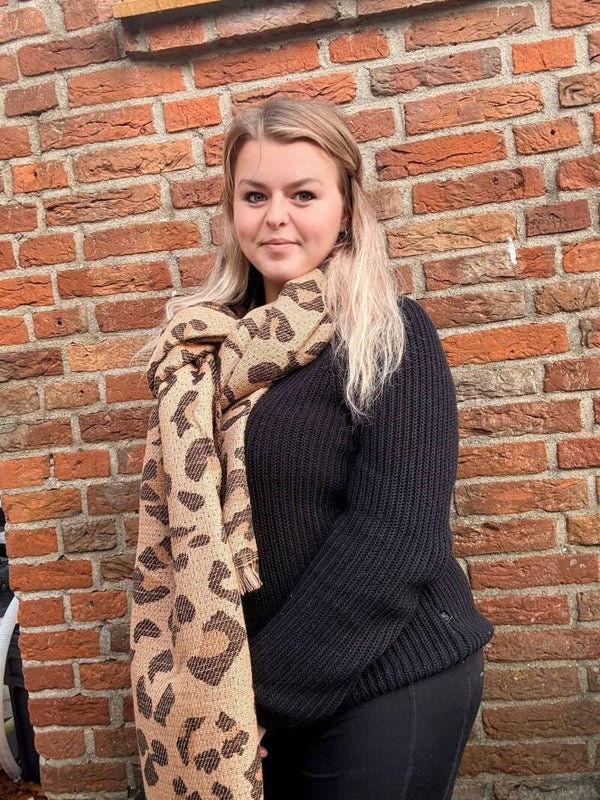 sjaal Panterprint