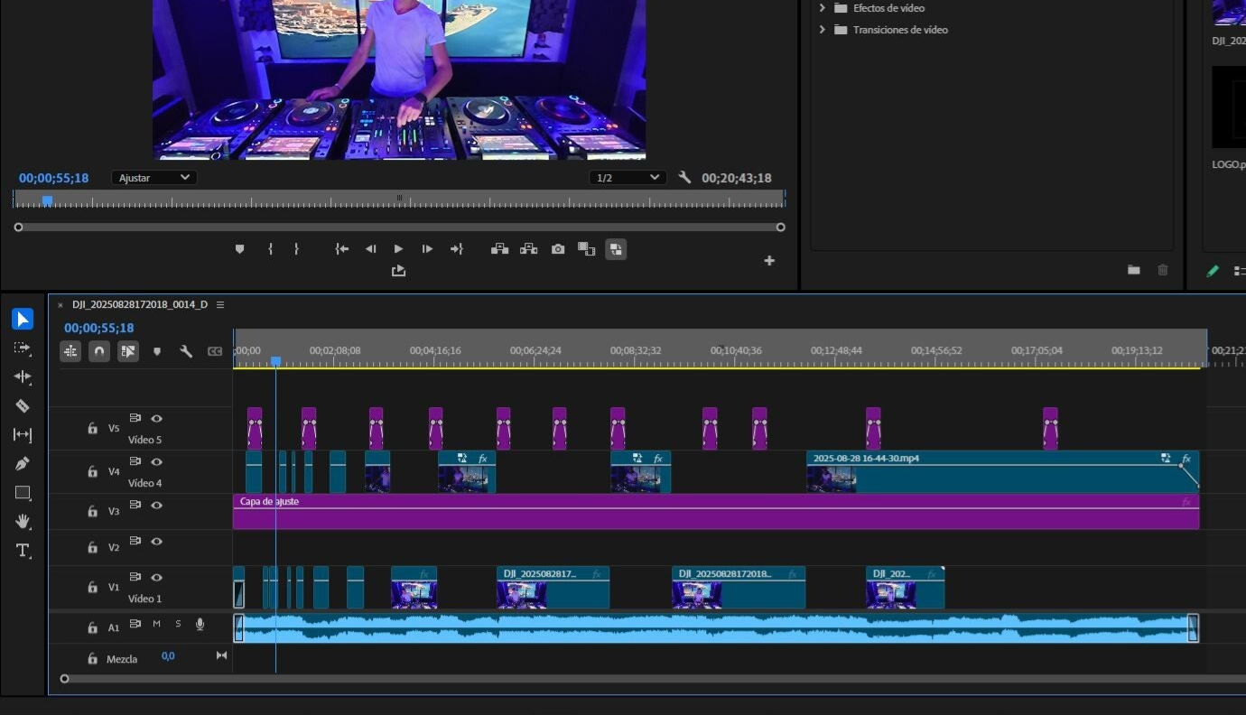 Edicion de Vídeo para RRSS, Valencia