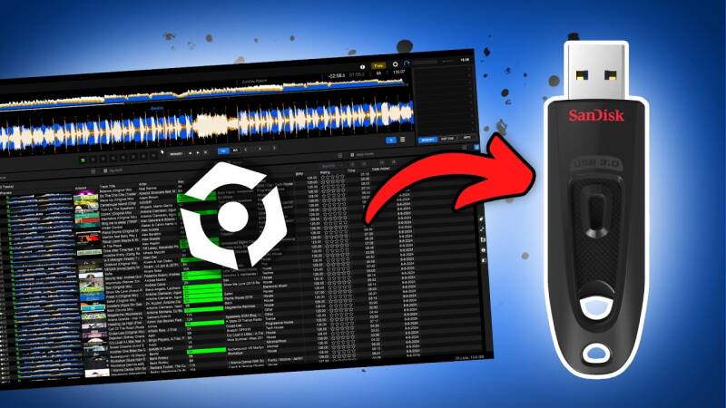 Exportación de una playlist de Rekordbox a una memoria USB