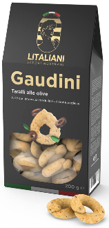 GAUDINI – Taralli mit Oliven 200 g