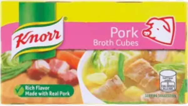 KNORR PORK CUBES BUILLON SAVERS 60g