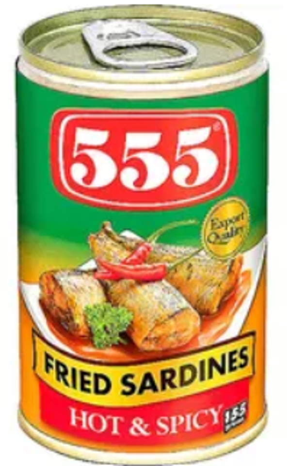 555 Fried Sardines Hot & Spicy