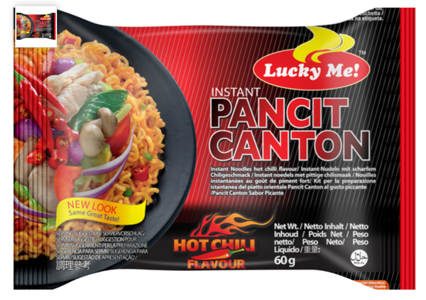 Lucky Me Pancit Canton Hot Chili