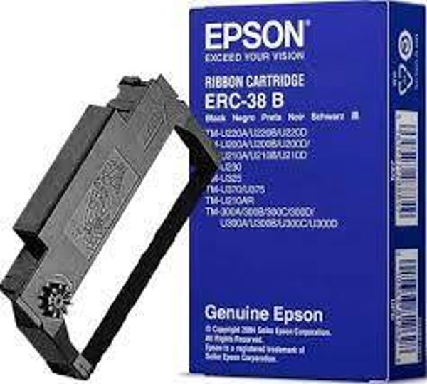 Epson ERC38B / C43S015374, Farbband schwarz