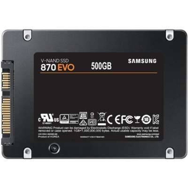 2.5" 500GB Samsung 870 EVO retail