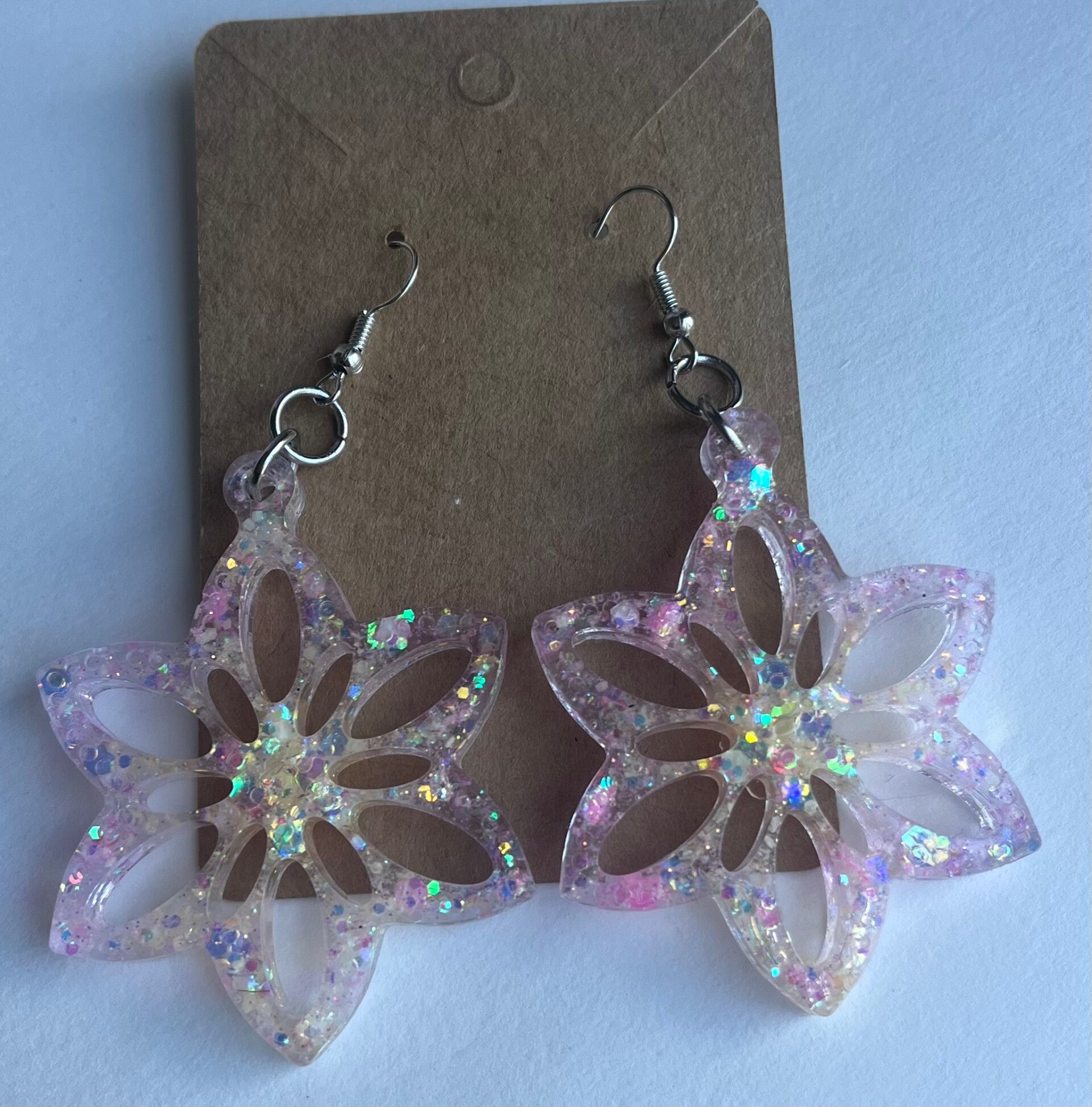 Boucle d’oreille rosette