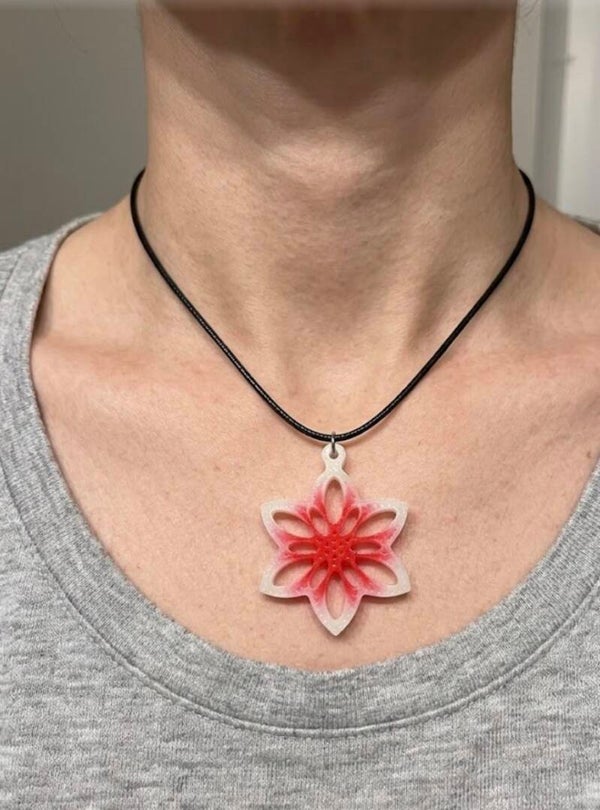 Pendentif fleurs