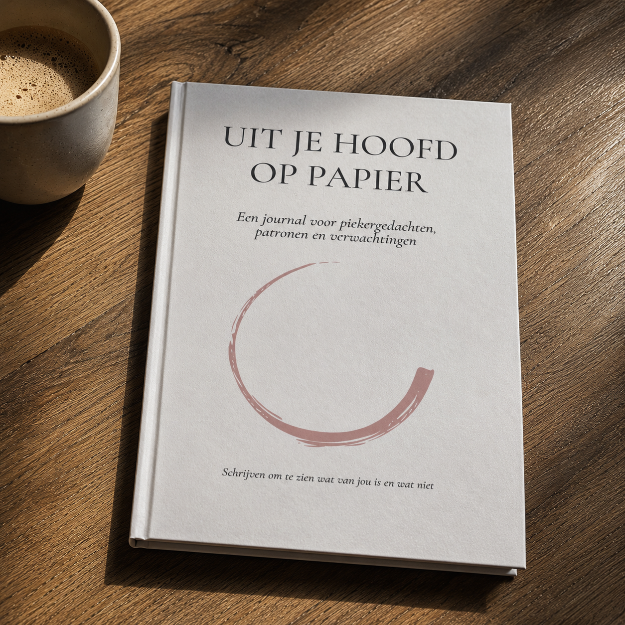 Uit je hoofd op papier -Journal voor piekergedachten, patronen en verwachtingen 160 g/m² dik papier