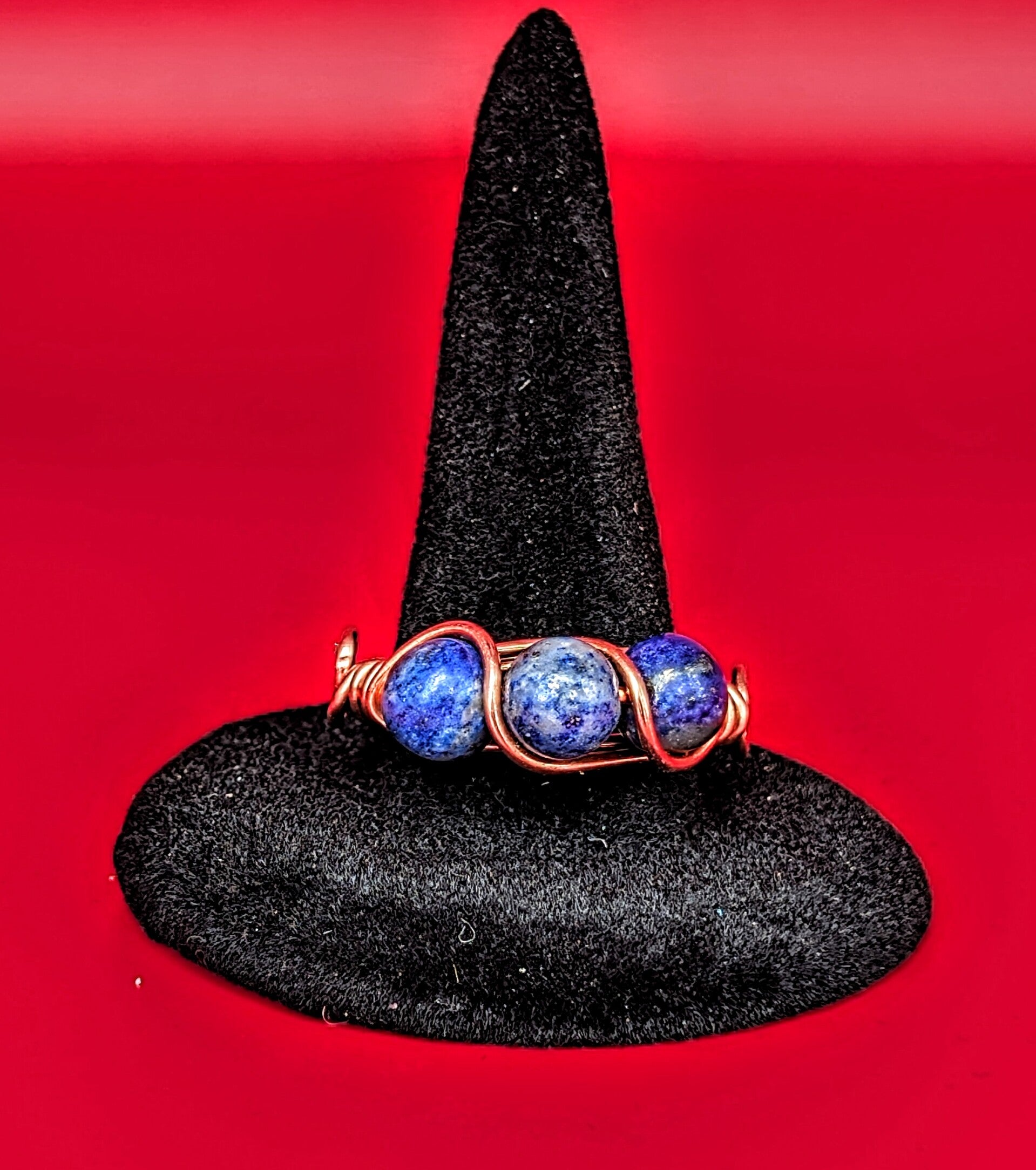 Bague lapis lazuli taille 58