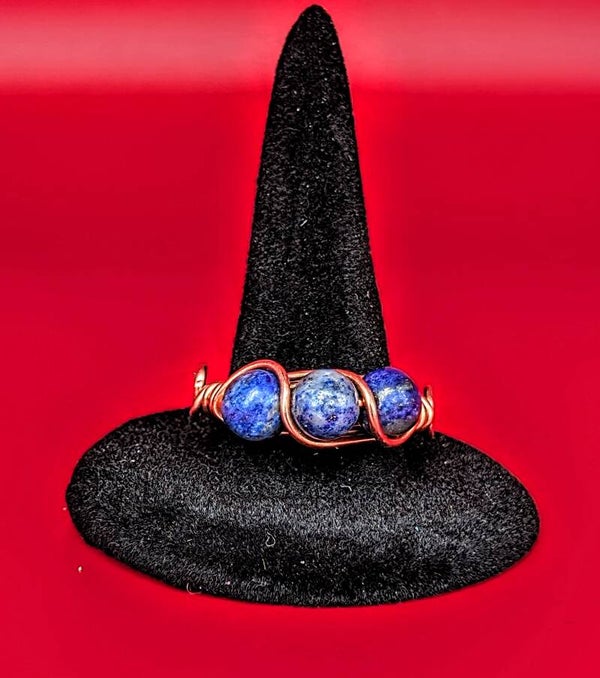 Bague lapis lazuli taille 58