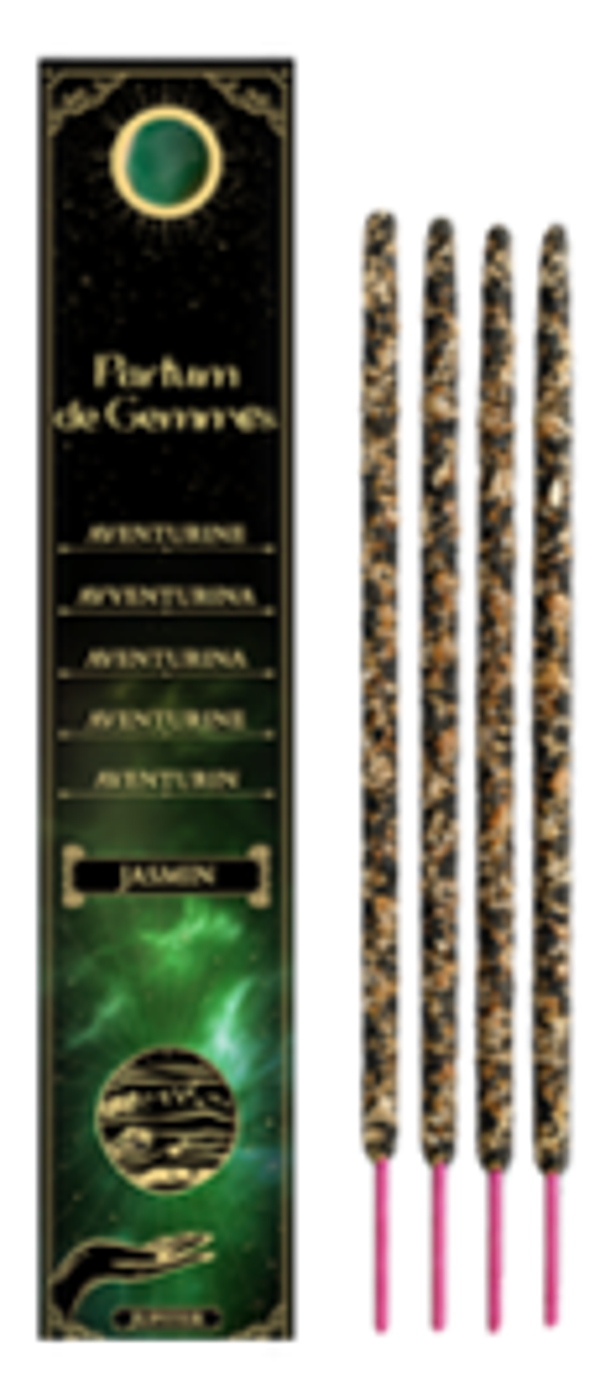 Encens Smudge Stick Parfum de Gemmes Jasmin & Aventurine