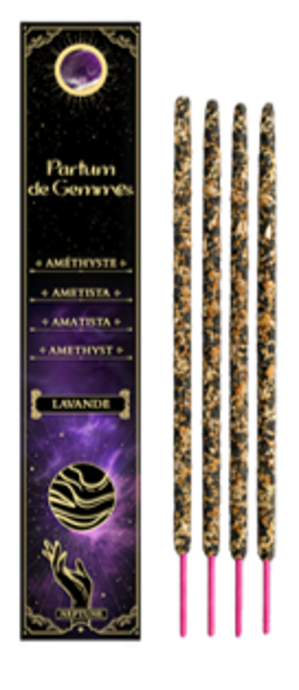 Encens Smudge Stick Parfum de Gemmes - Lavande & Améthyste