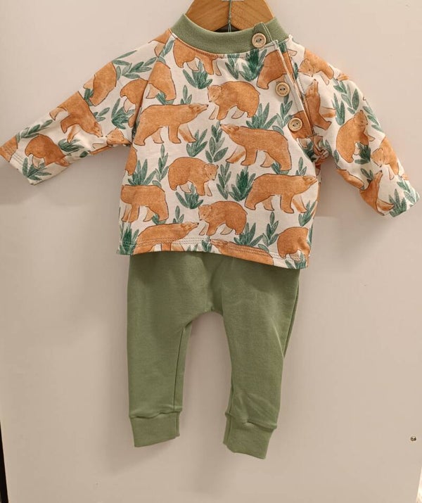 Kleding set baby beer