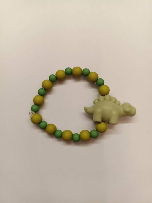 Armband dino licht groen