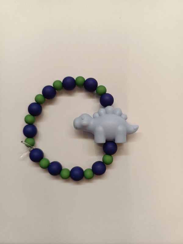 Armband dino blauw groen