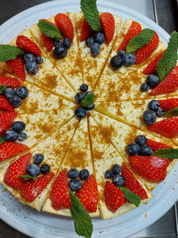 Cheesecake vers fruit