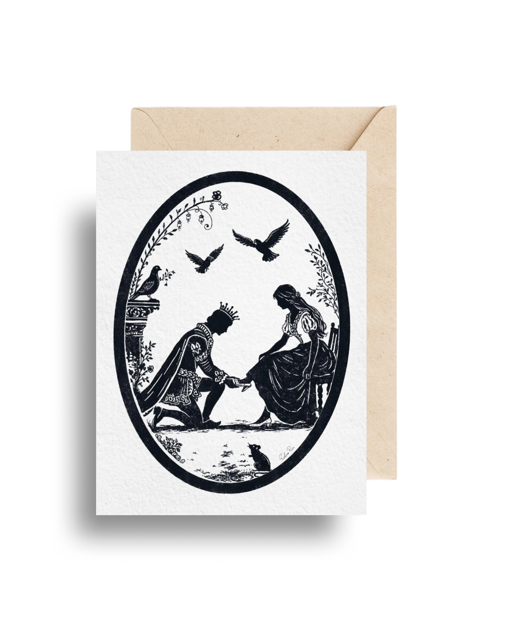 Ansichtkaart A6 Assepoester