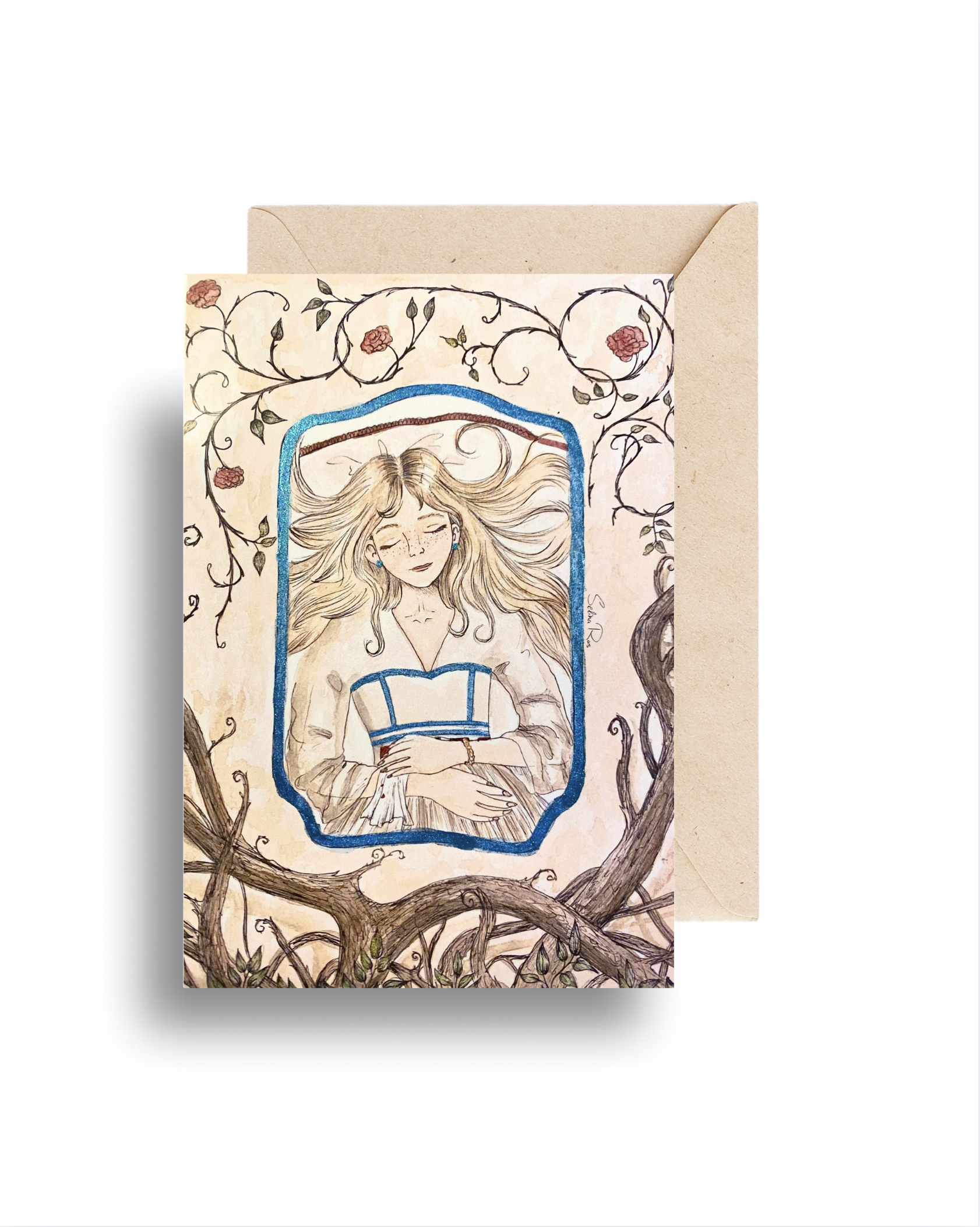 Kaart Doornroosje 10x15