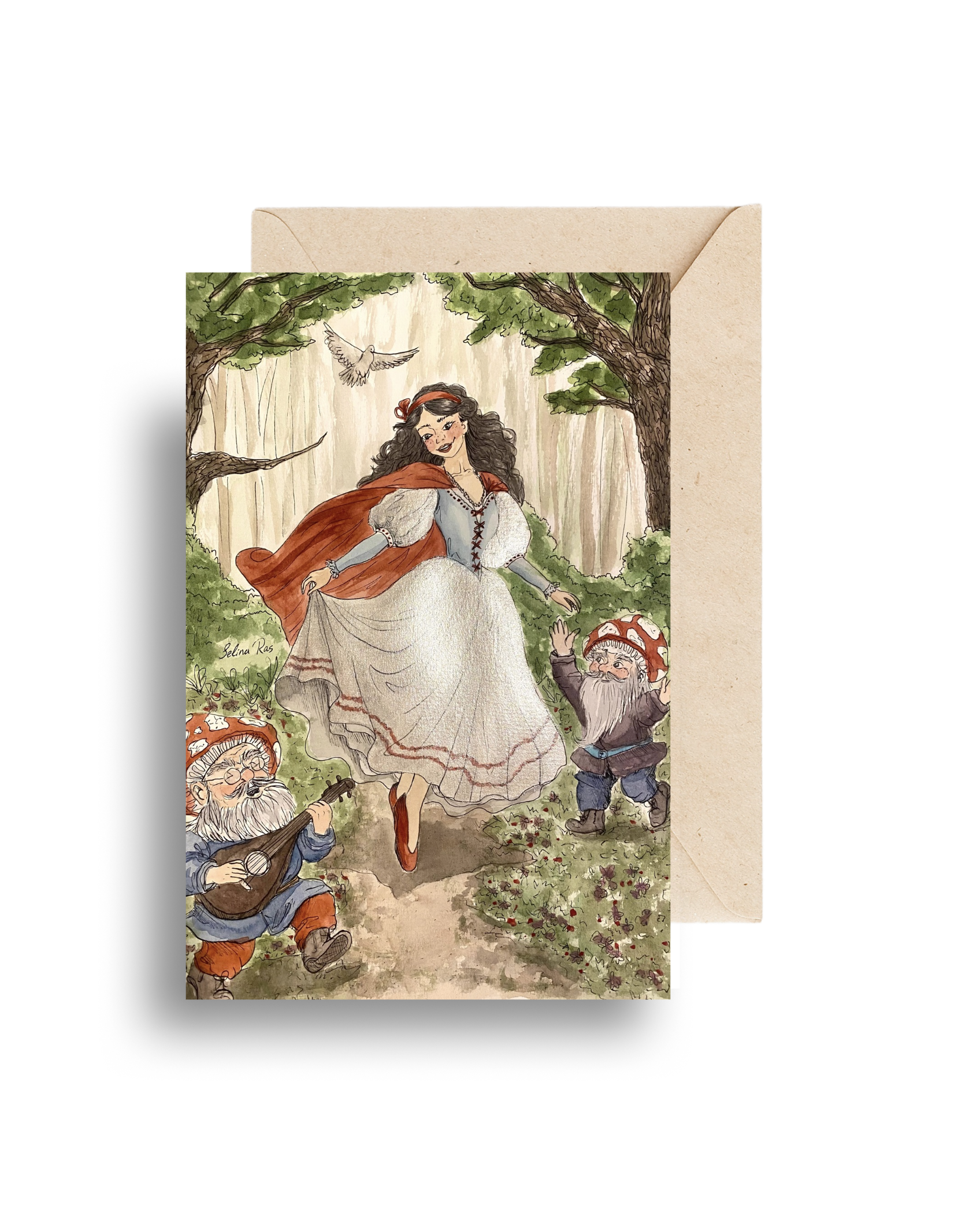 Kaart – Sneeuwwitje 10x15