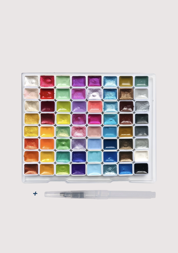 Aquarelset Deluxe-64