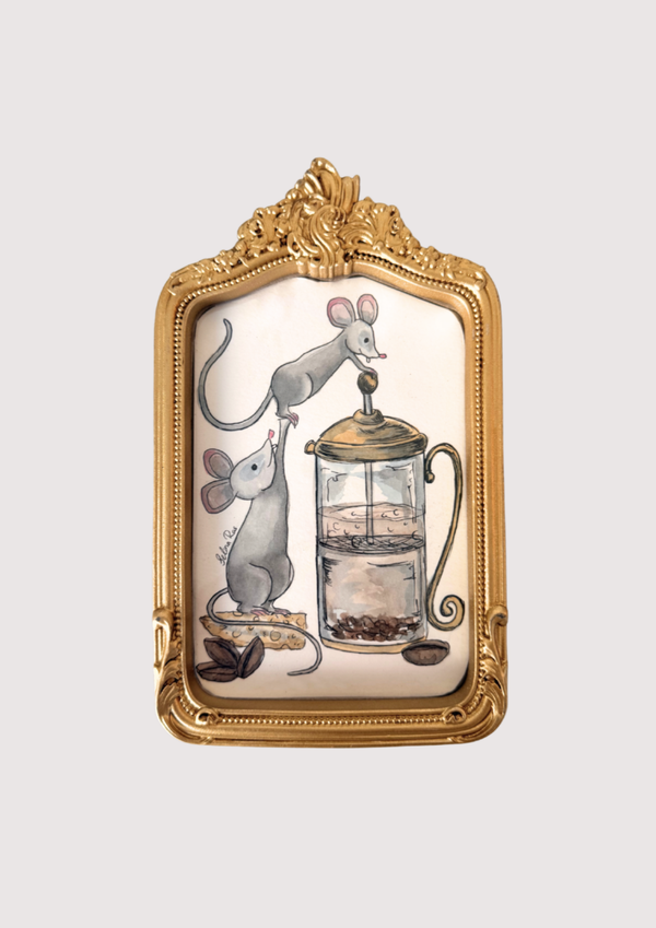 Handgetekende Illustratie – Anton Pieck Muisje