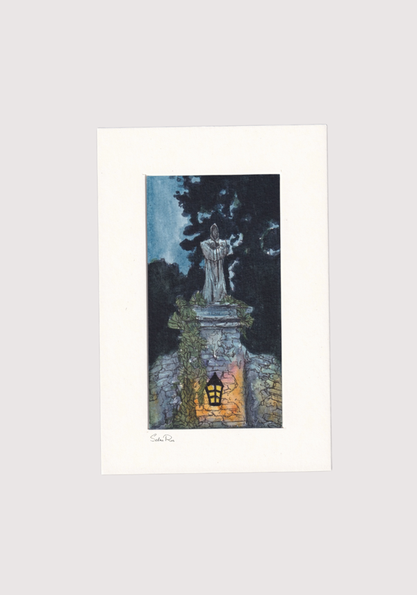 Illustratieprint Monnikpaal