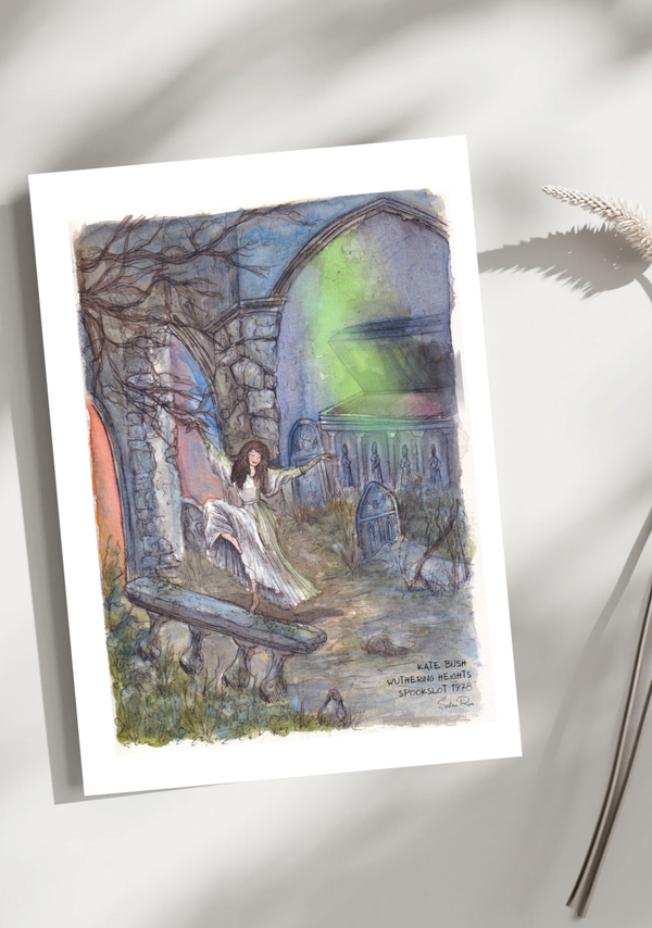 Illustratieprint – Spookslot Kate bush