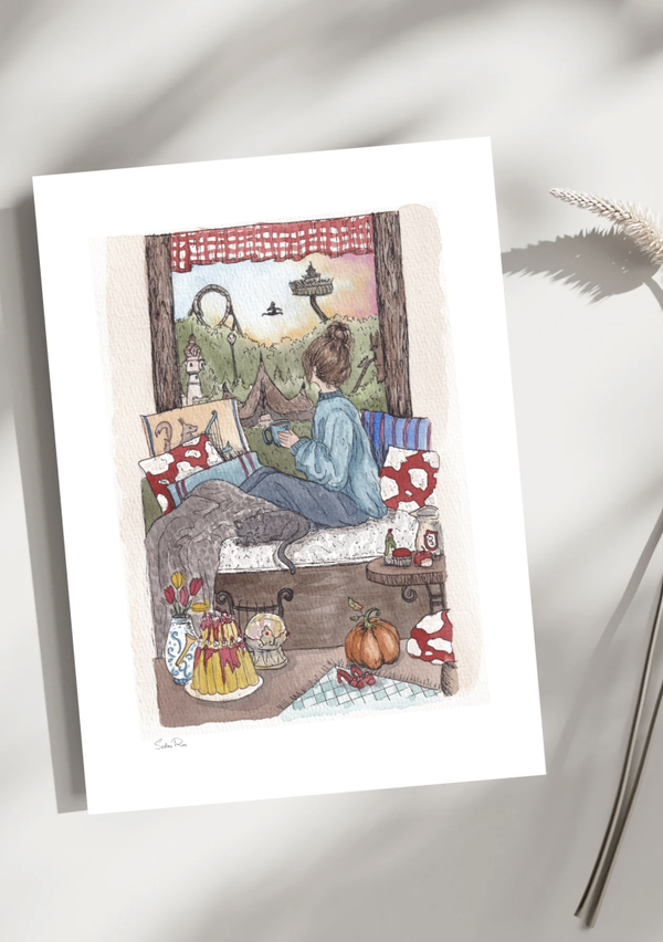 Illustratieprint Sprookjeskamer