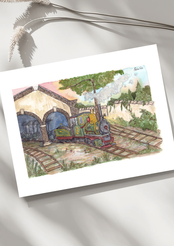 Illustratieprint Aagje