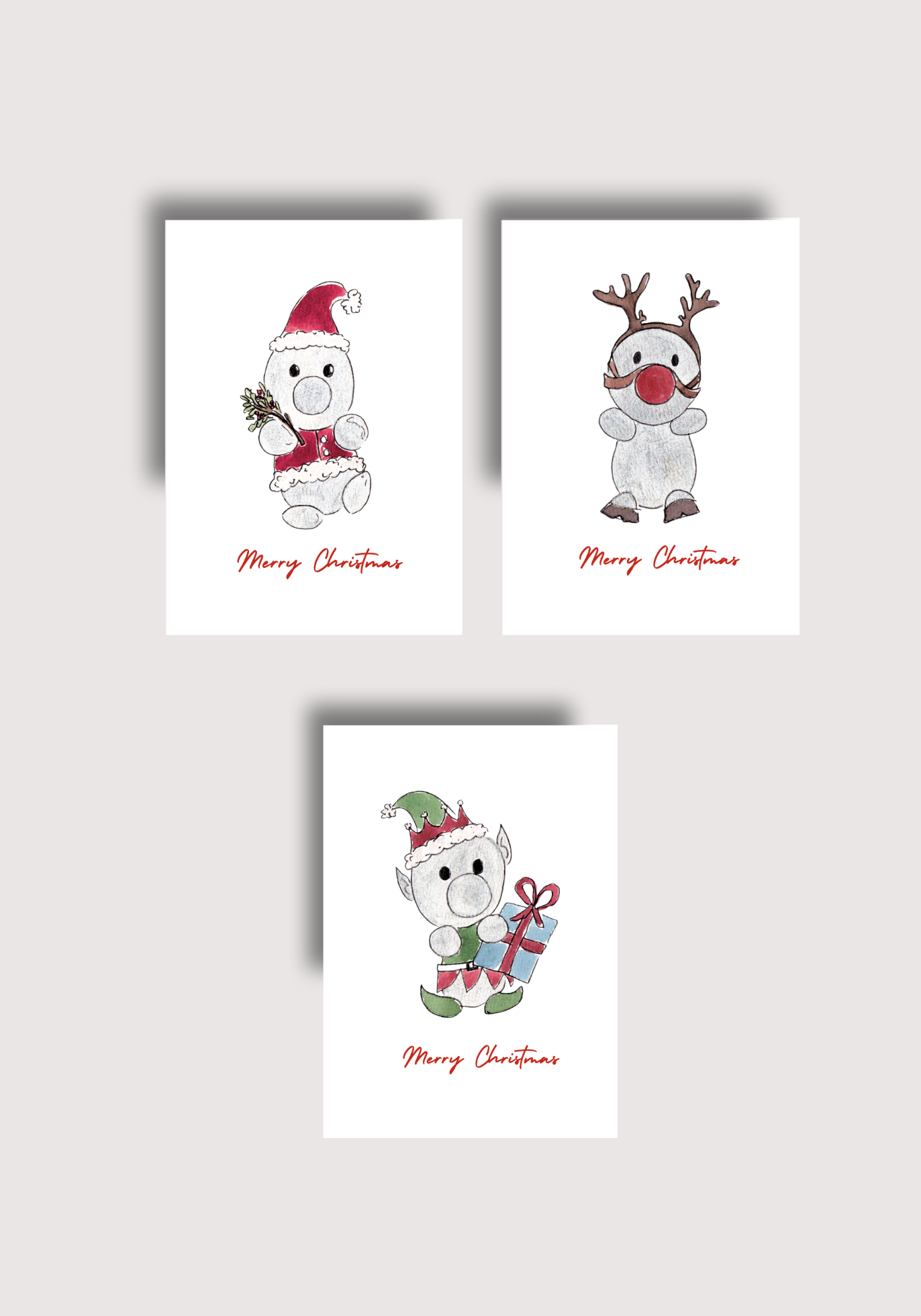 Kerstkaart set 04