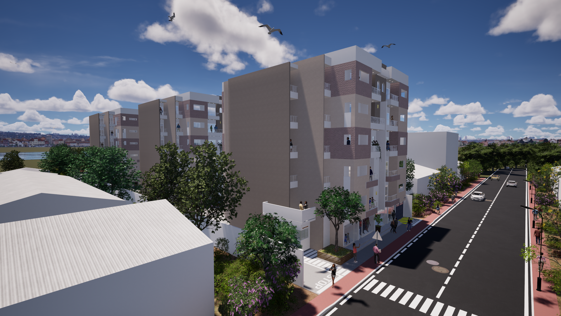 Les trois immeubles de Koumassi
