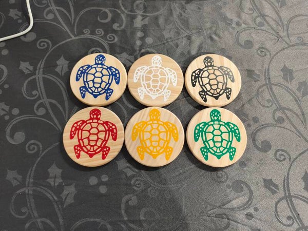 Sous de verre turtle
