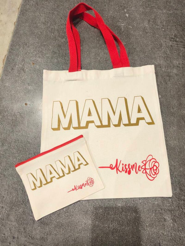 Sac cabas et sa trousse