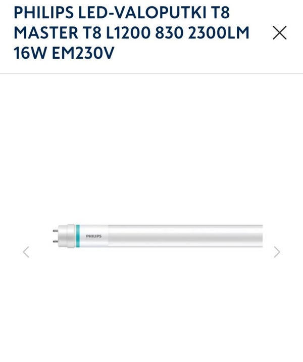 Philips LED valoputki 16 W 2300 lm 830