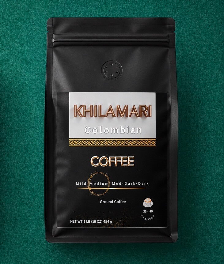 Khilamari Colombian Coffee 1 lb Resealable Pouch