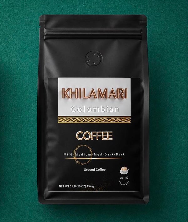 Khilamari Colombian Coffee 1 lb Resealable Pouch