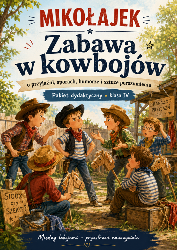 „Mikołajek – Zabawa w kowbojów” | Scenariusz lekcji/konspekt do lektury "Mikołajek"