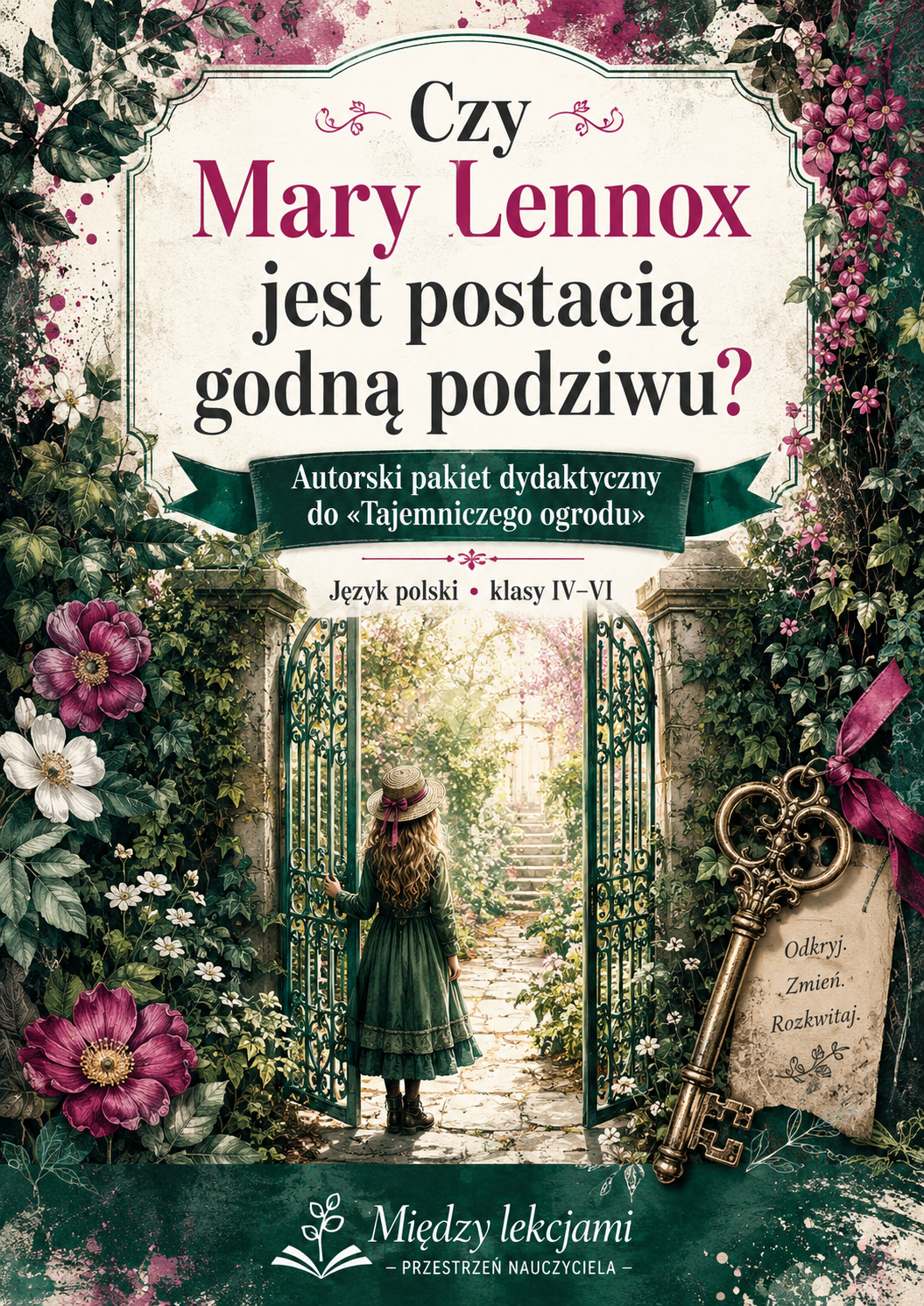 Mary Lennox | Scenariusz lekcji/konspekt do lektury „Tajemniczy ogród”