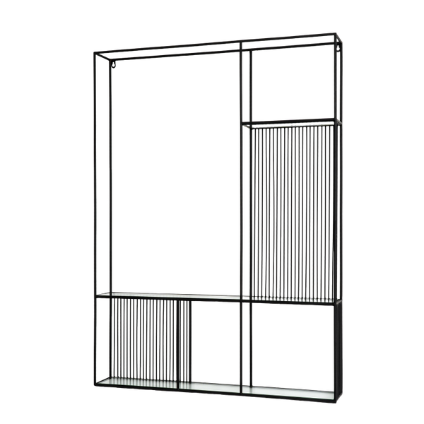 Axis Shelf Unit With Glass Shelves