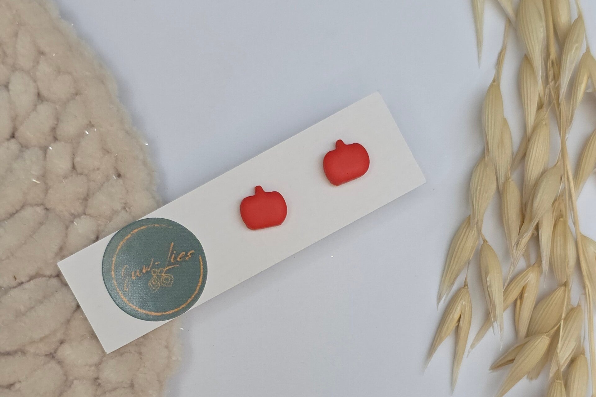 simpele kleine pompoen oorstekers