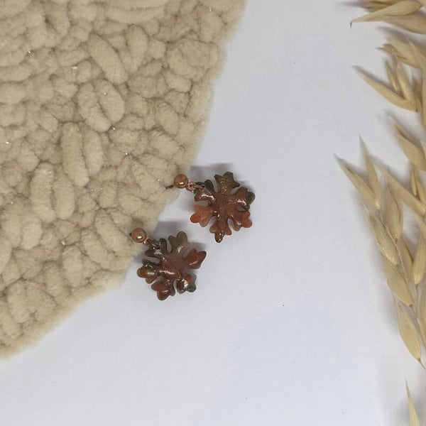 sneeuwvlokje in herfstkleuren